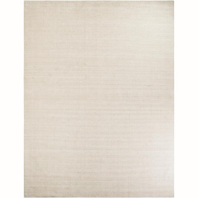 Vanilla Bean Hand-Knotted Wool Rectangular Area Rug 12x16