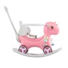 4 in 1 Rocking Horse for Toddlers 1-3 Years Old, Baby Rocking Toy Fun Birthday Gift, Ride on Toy with Detachable Balance Board and Footrest - 2 of 4