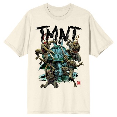 World Of TMNT Montone Turtles Circle Art Crew Neck Short Sleeve Green  Heather Women's T-shirt-Small