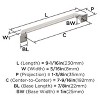 Amerock Exceed Cabinet or Drawer Pull - 2 of 3