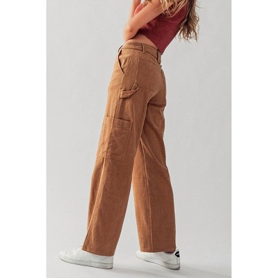 Women's Emma Corduroy Straight Leg Pants - Urban Daizy