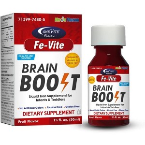 Pediatric Fe-Vite Iron Drops, Natural Fruit Flavor, 1.66 Oz - 1 of 4