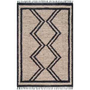 Nuloom Sloane Leather Flatweave Tassel Indoor Area Rug, 4' x 6' - 1 of 4