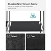 SONGMICS Portable Closet, 41.3 Inch Large Capacity Wardrobe Closet Organizer with Fabric Cover, Hanging Rods and Shelves Black - 4 of 4