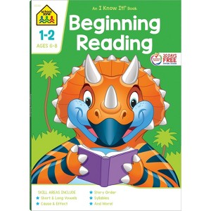 School Zone Beginning Reading Grades 1-2 Workbook - (Paperback) - 1 of 4