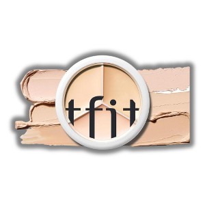 TFIT Cover Up Concealer #00 Light | High-Pigmented, Full Coverage & Crease-Proof | Korean Concealer for Dark Circles - (0.52 oz) - 1 of 3