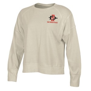 NCAA San Diego State Aztecs Women's Long Sleeve Cream T-Shirt - 1 of 3