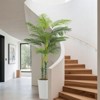 Artificial Palm Tree, Large Faux Tropical Indoor Outdoor Plant in Decorative White Planter for Home, Office, Garden, Patio, Backyard Decor - 3 of 4