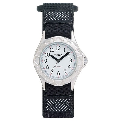 Kid's Timex Watch with Fast Wrap Nylon Strap - Black T79051XY