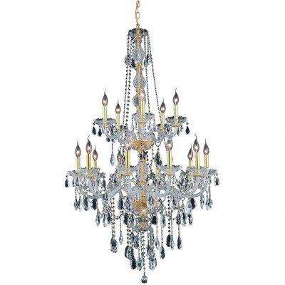 Elegant Lighting Verona 15 - Light Chandelier in  Gold