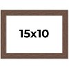 PosterPalooza | 15x10 Wide Barnwood Picture Frame, UV Acrylic, 6 Finishes - Grey, Brown, White, and Black - 2 of 4