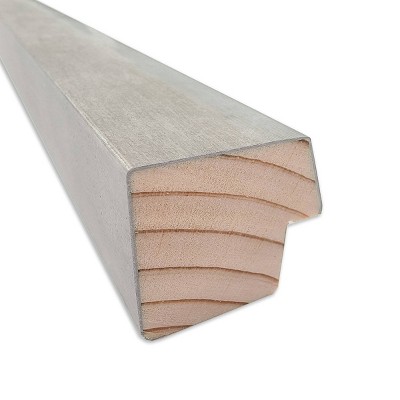 Two-Tone Silver Matte Wood Wall Picture Frame 22.25" x 32.25"