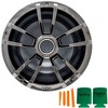 Infinity - Two 10MBLCR 10" OEM Replacement 250W Marine LED Subwoofer - Chrome, with MTX WET500.1 500W Mono Amplifier - 2 of 4