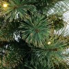 LuxenHome 4-Ft Pre-Lit Christmas Tree with 50 LED Lights, Glittered Branches & Woven Base Green - 3 of 4