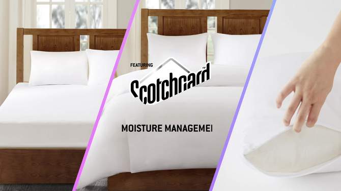 Bed Guardian 3M Scotchgard 2pk Pillow Protector Set, 2 of 6, play video