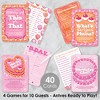 Big Dot of Happiness Hot Girl Bday - 4 Vintage Cake Birthday Party Games - 10 Cards Each - Gamerific Bundle - 2 of 4
