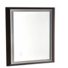 FONTOI Aluminum Frame Wall-Mounted Bathroom Mirror with Anti-Fog and Memory Function, Modern Decorative Accent for Washroom, Brown, 40"*24"*1.5" - 2 of 4