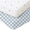 LISM 52"x28" Crib Sheets for Standard Crib Mattress set of 2 - 2 of 4