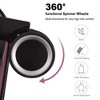 3-Piece Set Luggage, Hard Sided Luggage with Spinner Wheels Suitcase Set with Lock 20in/24in/28in Luggage Sets for Travel-Pink - 4 of 4