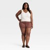 Women's Faux Suede Shorts - A New Day™ Brown - 3 of 3