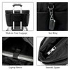 Multi Pocket Tote Bag for Women, Large Puffy Shoulder Purse Handbag with Compartments for Travel,Work,GYM (Black) - 3 of 4