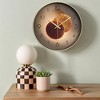 REGALWOVEN Modern Plastic Exquisite Battery Powered Silent Wall Clock 12 x 12 x 1.6 Inches - 2 of 4