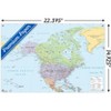 Trends International North America Map 2024 Unframed Wall Poster Prints - 3 of 4