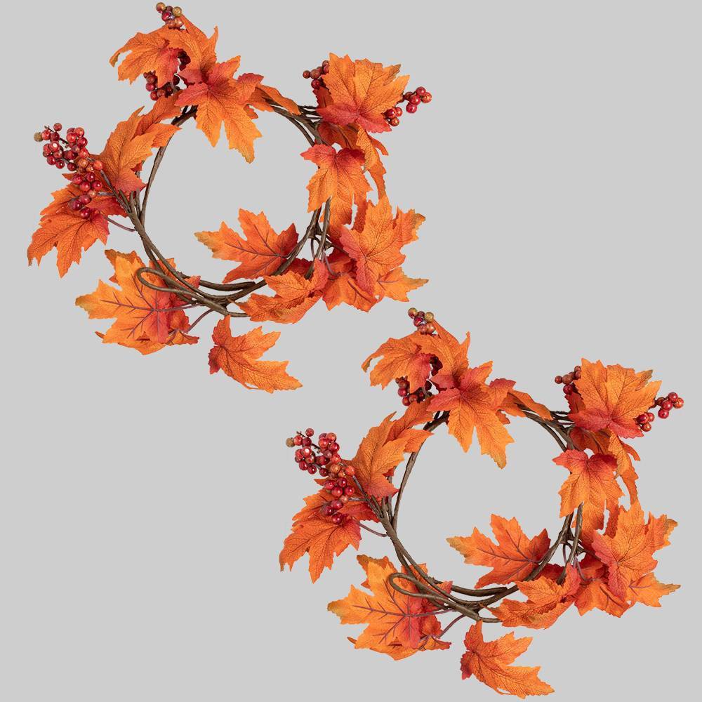 2pk Garland Fall Leaves - Bullseye's Playground was $10.0 now $5.0 (50.0% off)