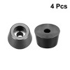 Unique Bargains Rubber Durable Anti-Slip Furniture Feet Bumpers Pads 4 Pcs - 4 of 4