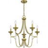 Quoizel Lighting Joules 5 - Light Chandelier in  Aged Brass - 3 of 4