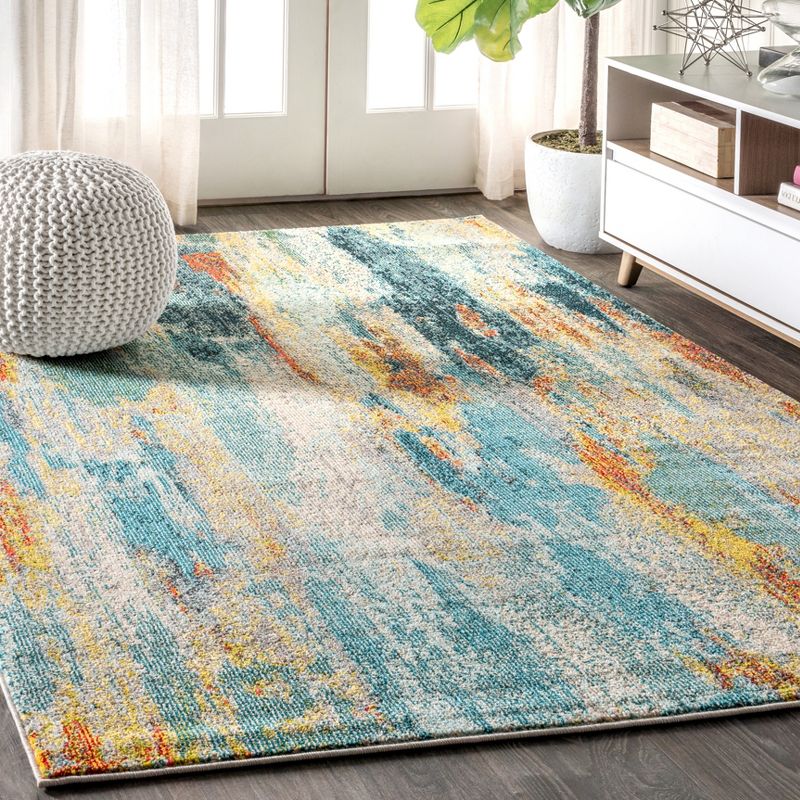 Contemporary POP Modern Abstract Vintage Waterfall Area Rug - JONATHAN Y, 1 of 14