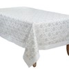 Saro Lifestyle Floral Design Embroidered Tablecloth - 3 of 4