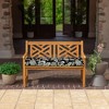 ARDEN Foam Outdoor Bench Cushion, 48 x 18, made with ProFoam, Rain-proof, Fade Resistant - 2 of 4