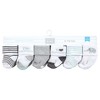 Hudson Baby Cotton Rich Baby Terry Socks 24-Pack, Mom and Dad Gray Mint - 3 of 3