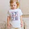 The Juniper Shop 1776 Checkered Coquette Toddler Short Sleeve Tee - 3 of 4