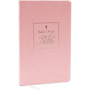 Kjv, Baby's First New Testament, Leathersoft, Pink, Red Letter, Comfort Print - by  Thomas Nelson (Leather Bound) - 1 of 1