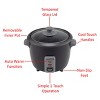 Brentwood 4 Cup Rice Cooker in Black - 2 of 4