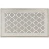 Home Mart Goods Beige All-Season Sturdy Absorbent Non-Slip Rubber Backing Multipurpose Door Mat - 2 of 4