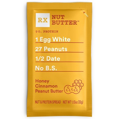 RX Nut Butter Honey Cinnamon Peanut Butter Spread - 1.13oz