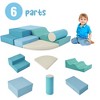 Cesicia Soft Climb and Crawl Foam Playset 6 in 1, Soft Play Equipment Climb and Crawl Playground for Kids,Kids Crawling Indoor Active Play - 4 of 4