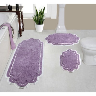 Allure Collection Cotton Tufted Bath Rug Set Set of 3 - Home Weavers