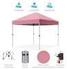 10x10 ft, Patented Center Locking Canopy Tent, Portable Outdoor Canopy Tent, Comes with Hand Wheel Bag, Suitable for Outdoor use, Height Adjustable - 3 of 4