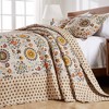 Andorra Bedspread Bedding Set Beige - Greenland Home Fashions - image 4 of 4