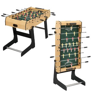 Folding Foosball Table for Home, Game Room, Football/Soccer Game Table for Adults, Arcade Soccer Table Game - 1 of 4