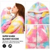 Inhand Wearable Blanket Hoodie for Adult Flannel Oversized Hoodie Sweatshirt Blanket with Pockets Birthday Gifts for Women - 2 of 4