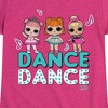 Girls' - LOL Surprise! - Dancing Dolls Dance Fitted Short Sleeve Graphic T-Shirt - 2 of 4