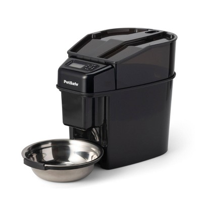 PetSafe Black Automatic Feeder with Stainless Steel Bowl