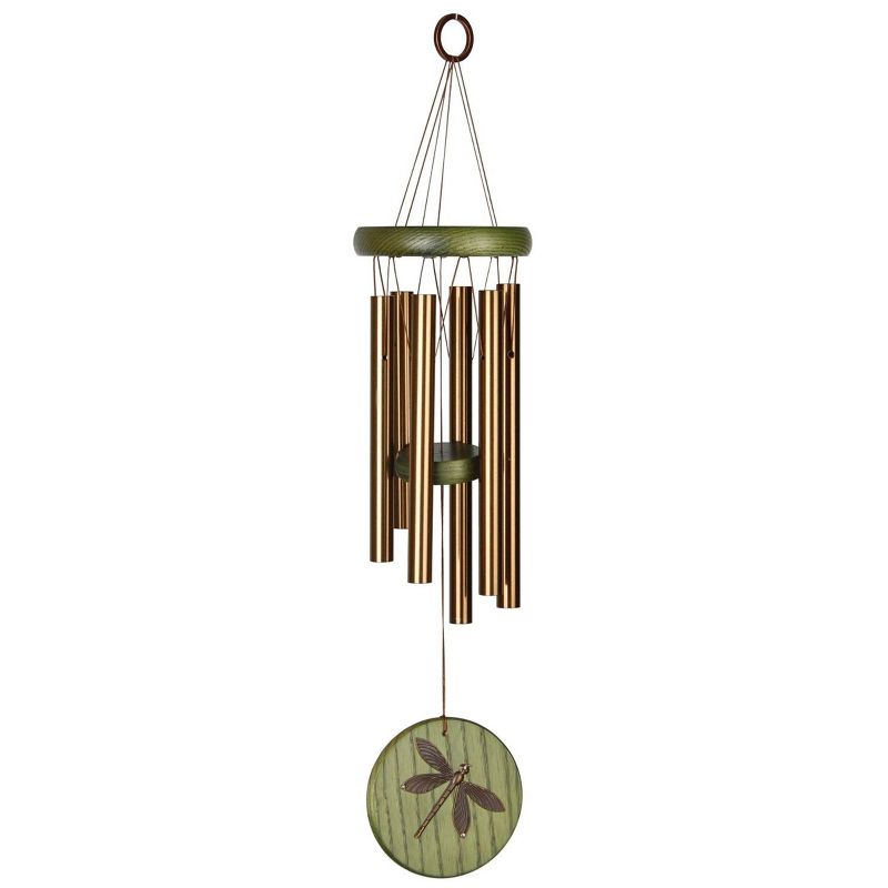 Woodstock Windchimes Habitats Chime Green, Dragonfly, Wind Chimes For Outside, Wind Chimes For Garden, Patio, and Outdoor Décor, 17"L, 1 of 9