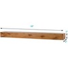 Mantels Direct Wallace Floating Wood Fireplace Mantel Shelf - 4 of 4