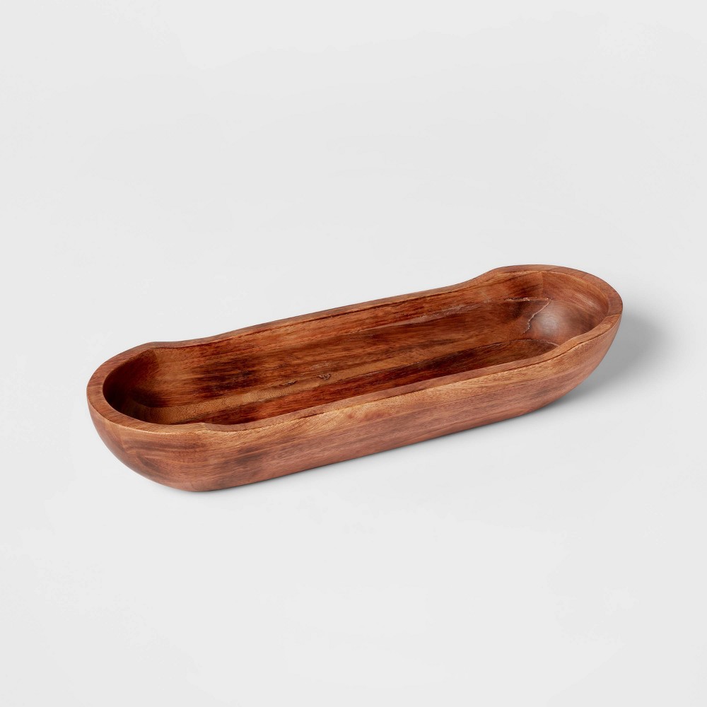 Photos - Serving Pieces 75oz FSC Mango Wood Serving Bowl - Threshold™